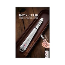 Inox Soyacak - Sebze Soyacağı - Kabak Dolma Oyacağı 2 Li Set 722011 Gri