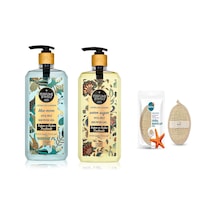 Eyüp Sabri Tuncer Blue Moon + Warm Sugar Duş Jeli 2 x 750 ML + Banyo Lifi