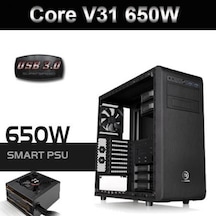 Thermaltake Core V31 650W 80+ Bronze Usb3.0 Pencereli Kasa