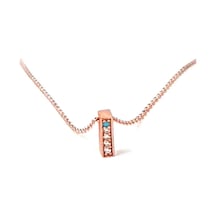 I Harfi Gümüş Rose Minimal Kolye (471056606)
