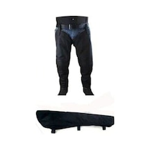 Yclshop Motosiklet Pantolon Üstü Su Geçirmez Askılı Pantolon
