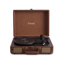 Fr-p101 Zenitte Bluetoothlu Pikap Dahili Hoparlörlü Usb Plak Çalar 33/45/78 Devir Destekli Bluetooth 5.4, Sd Kart, Aux, Rca Şarjlı Retro Vintage Müzik Kutusu
