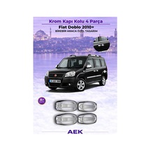 Fiat Doblo 2010-2022 Araca Özel Krom Kapı Kol A+