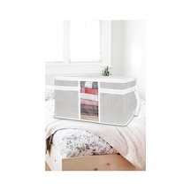 Flosoft Yastık Havlu Kıyafet Çamaşır Hurcu Düzenleyici 75x40x40cm