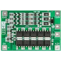 Rfkumanda 3S 40A Bms 12.6V 18650 Lityum Pil Şarj Koruma Modülü, Matkap Için