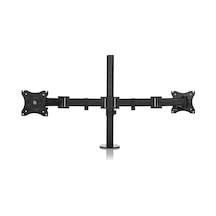 Dark VM26 13-27" 2 Adet Monitör Takılabilen, Yükseklik Ayarlı, Max.8KG Destekli, Kablo Kanallı, VESA, 360° Dönebilen, Çok Yönlü Kullanım, Katlanır Tasarım, Masa Monte Monitör Kolu (DK-AC-VM26)