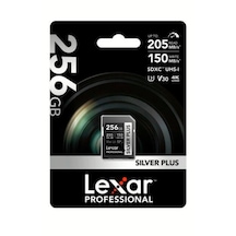 Lexar Professional 256 GB 205 MB/S Silver Plus SD Hafıza Kartı