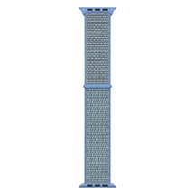 Apple Watch Uyumlu  38mm Kordon Band-03 Serisi Hasır Strap Kayış - Tahoc Blue