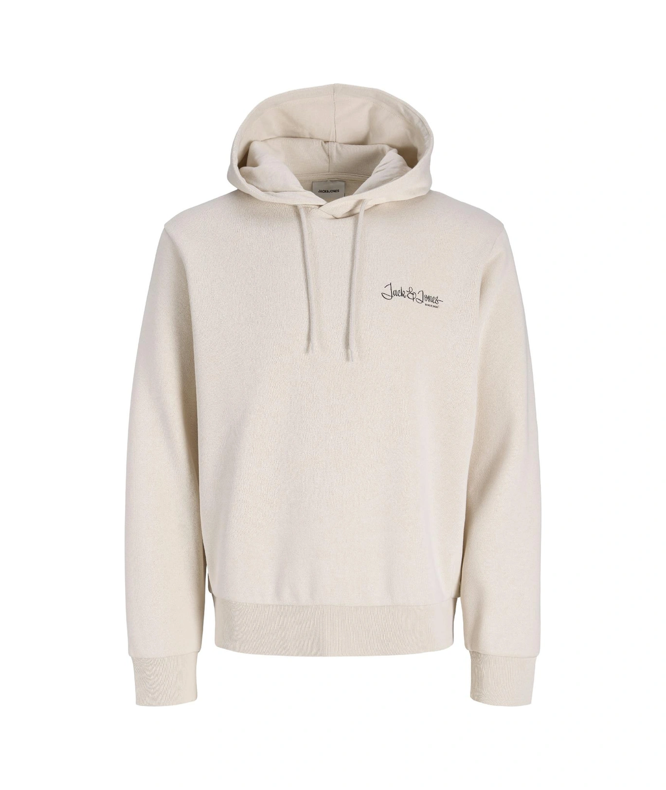 Erkek Jack & Jones Jjyukı Front Sweat Hood Kapüşonlu, Yumuşak Kumaş, Rahat Kesim, Günlük Kullanıma Uygun Sweatshirt Bej