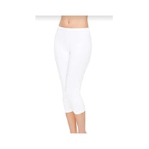 4005 Kapri Tayt Tekli Beyaz