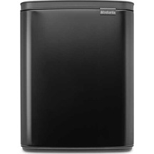 Brabantia Bo Mat Siyah Çöp Kutusu 12lt Siyah