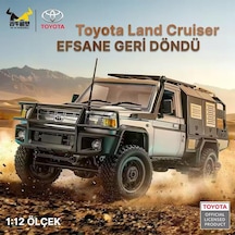 Mn Model Mn82s 1/12 Supertourer Toyota Land Cruiser Lc79 4wd Rc Model Uzaktan Kumandalı Araba Crawler Offroad Truck Rtr Lisanslı Gümüş+dahili Işık Seti Mn82-s Mnmodel/mn82s-sılver
