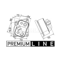 Mahle Clc 107 000p Yag Sogutucu Bmw N40-43-46 E81 E46 E90 E91 E60 E83 E85