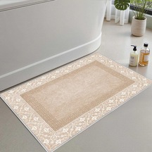 Banyo Paspası, Yumuşak Banyo Halısı, Kaymaz Dot Tabanlı, Su Emici, Makinede Yıkanabilir - 80 X 150 Cm Diğer