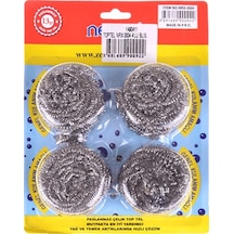 Nerox Çelik Top Tel Ovma Teli 4 Lü Blister Royaleks-nrx-f3004