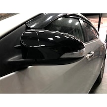 Toyota Corolla Uyumlu Ayna Kapağı Parlak Siyah Batman Ayna Kapağı