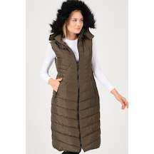 Dewberry Bayan Yelek Z6752 Haki