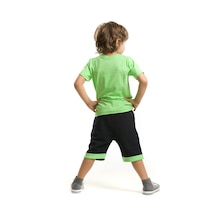 Denokids 3D Yeşil Korsan 3'Lü Takım Çok Renkli