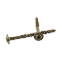 Woodpro Fasteners St516x312b 5/16-inç X 3-1/2-inç Uzunluk Yuvarlak Yıkama Başlığı Dış Ahşap Vidalar, 250'li Paket 0.35 CM