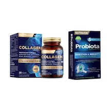 Tr Hidrolize Kolajen, Hyalüronik Asit, Resveratrol, Biotin, Çinko İçeren 30 Tablet + Probiota Advanced 60 Tablet Set