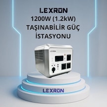Lexron 1200w 1.2kw Taşınabilir Güç İstasyonu