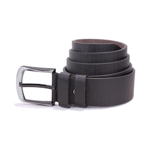 Dagoster DMK26-456 Siyah Baskılı 4.5 CM Suni Deri Erkek Kemer Siyah Baskılı Siyah