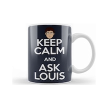 Keep Calm And Ask Louis Theroux Kupa Bardak Porselen Karışık