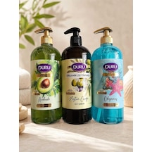 Organik Zeytinyağlı Sıvı Sabun 3'lü Set, Avokado 750ml + Zeytin Çiçeği 750ml + Okyanus 750ml