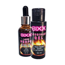 Sixx Erkeklere Lubrikant Jel 60 Ml Ve Erkeklere Özel Damla