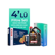 Peugeot 308 1.6 Bluehdi Dizel Filtre Bakım Seti Motul Motor Yağlı 2014-2018 4 Lü 8200BKMFLSHNGFL18159