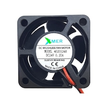 Xmer 40X40X20Mm 24V 0.20A 2 Kablolu Fan