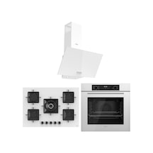 Ferre Flowart Florenz Essential Beyaz 3'lü  QBL63CB-SS036-D087 Ankastre Set