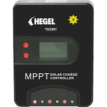 Hegel - İnges 30 Amper Mppt Solar Şarj Kontrol Cihazı - 12 / 24 Volt Akü Şarj Regülatörü - Kesici