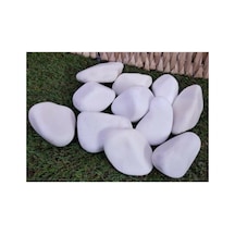 Ekodoğa Dolomit Taş Beyaz 25 Kg 6 10 Cm Dere Taşı Çakıl Bahçe Süs Dolamit Dekoratif Loche X Sku: Smgstk8b922abd69