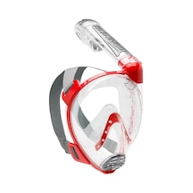 Cressi Duke Tam Yüz Maskesi Clear-red S/m Kırmızı
