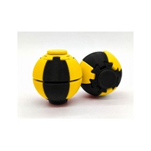 Alvera Press Küresi 3d Baskı Dönüşen Mekanik Fidget Stres Oyuncağı-siyah-sarı 27573071
