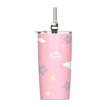 Miniso We Bare Bears Lisanslı Pipetli Termos 530ml - Panda Acı Kahverengi