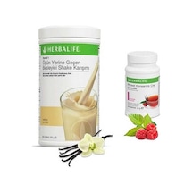 Herbalife Vanilya Shake 550 Gr. - Ahududu Çay 50 Gr
