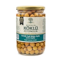 Ayvalık Köklü Zeytincilik Çerez Yeşil Zeytin Cam 420 G