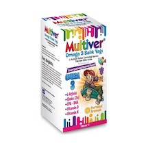 Multiver Omega 3 Portakal Aromalı Balık Yağı 150 Ml