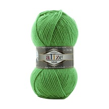 Alize Süperlana Midi El Örgü İpi 5 Li Paket - 455-yeşil Lal