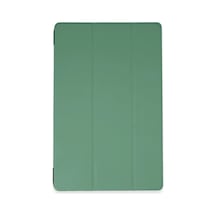 Newface Apple İpad Uyumlu Uyumlu Pro 13 2024 Kılıf Tablet Smart Kılıf - Koyu Yeşil Kapaklı Kılıf