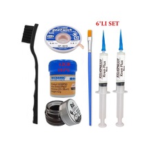 Mechanic Krem Lehim 183 C 42gr Havya Uc Temizleyici Flux Lehim Toplama Cp-3015 Lehim Emme Teli 2fırça Seti05