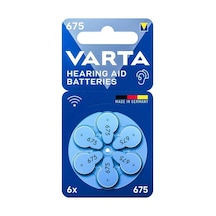Varta 675 No Kulaklık Ve İşitme Cihazları Pili 6'lı Paket