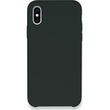 Newface Apple İphone Xs Max Kılıf Lansman Legant Silikon - Koyu Yeşil