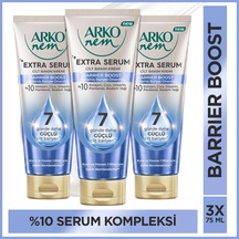 Arko Nem Extra Serum Barrier Boost Gelişmiş Cilt Bariyer Onarımı & Derin Nemlendirici Krem 3x75 Ml