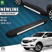 S-dizayn Mazda Bt-50 Pick-up Newline Aluminyum Yan Basamak 193 Cm