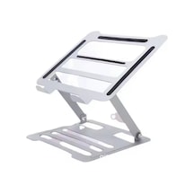 Çelik Düz Model Katlanır Laptop Standı Dizüstü Bilgisayar Tablet