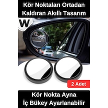 Dikizaynası Kör Nokta Ayna İç Bükey Ayarlanabilir Geniş Açılı Görüş Artırıcı Güvenli Sürüş Yardımcı