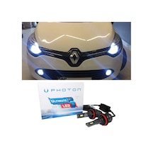 Renault Clio 4 Led Xenon Sis Far Ampulü H16 Ultimate 9500 Lumens Yeni Seri Beyaz